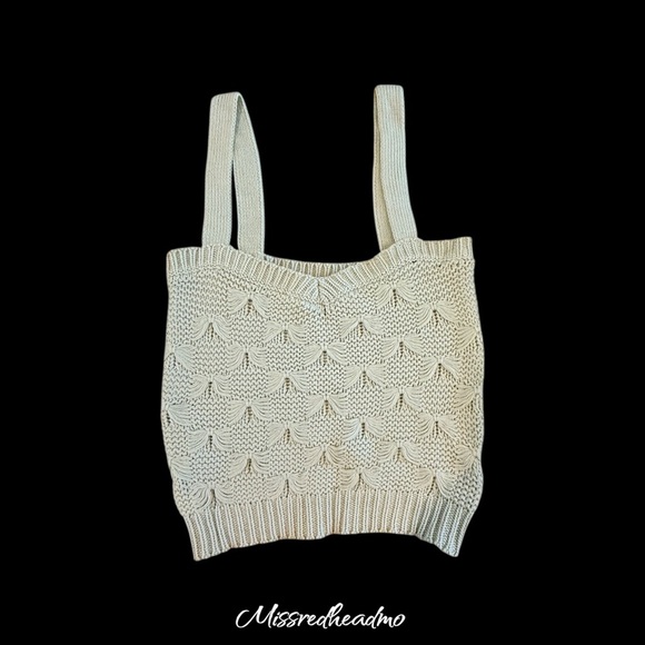 Light Green ASTR Summer Knit Tank Top - Picture 1 of 4